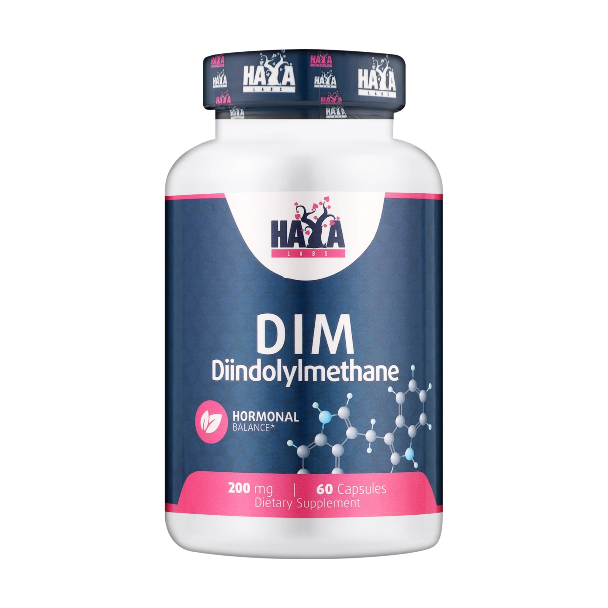 Дііндолілметан Haya Labs DIM Diindolylmethane 200 мг, 60 капсул