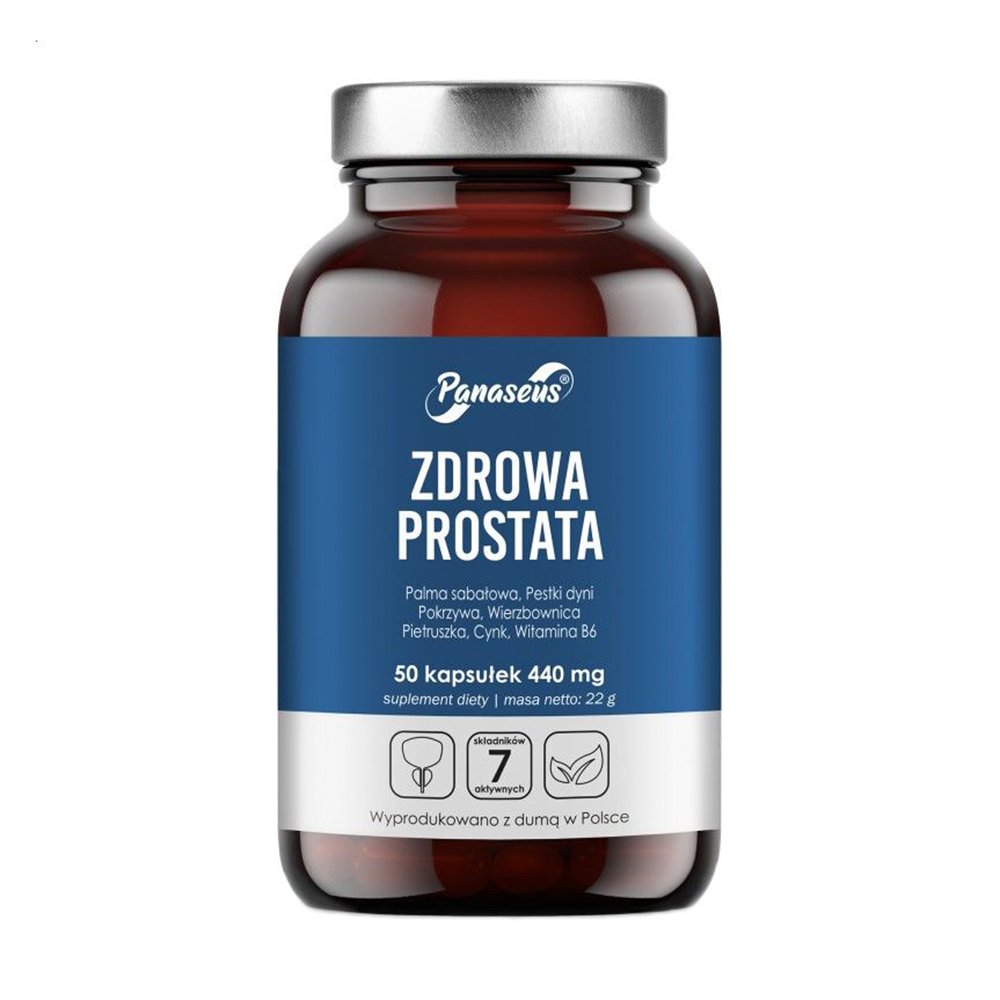 Здорова простата Panaseus Healthy Prostate 440 мг, 50 капсул